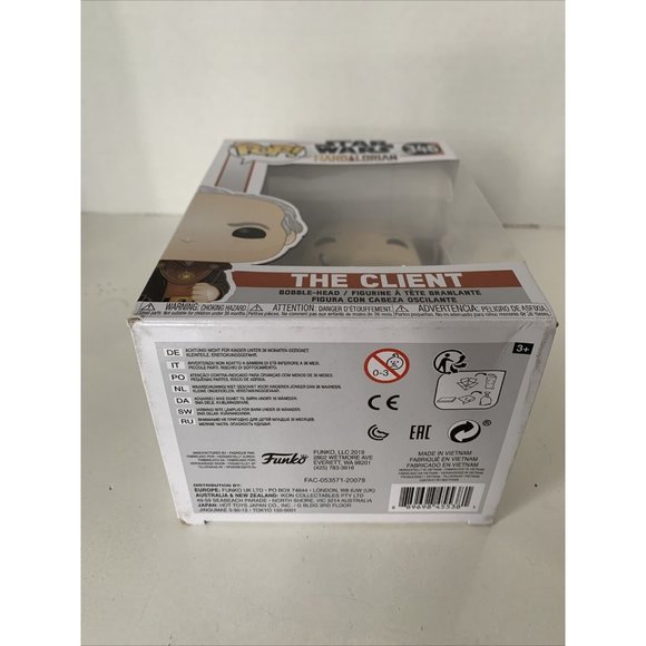 The Client POP Vinyl Figure #346  Funko - Star Wars The Mandalorian New - Picture 4 of 4
